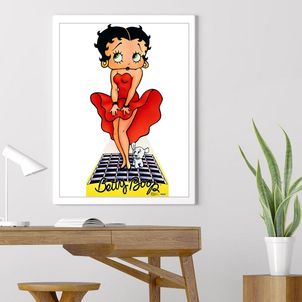 5D DIY Diamond Painting Kit - Full Round - Betty Boop Marilyn Monroe