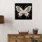 DIY Pearl Painting With Frame - Handmade Self-Adhesive Pearls - Butterfly (25*25cm) D