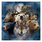11ct Stamped Cross Stitch Forest Animal (40*40cm)