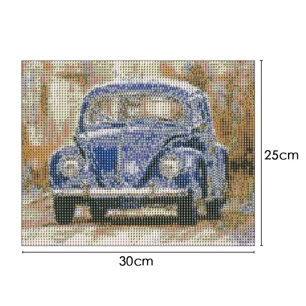 Diamond Painting - Full Round - Vintage Car A