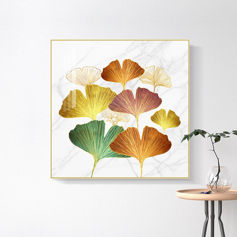 11CT Stamped Cross Stitch - Ginkgo Leaf (50*50cm) A