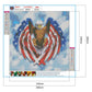 Diamond Painting - Full Round - Flag Eagle A
