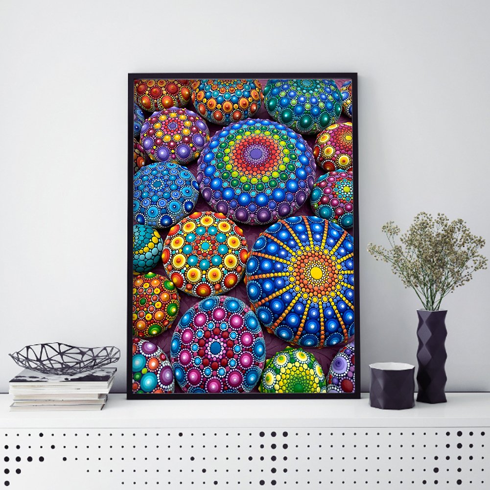 Diamond Painting - Full Round - Stone Mandala
