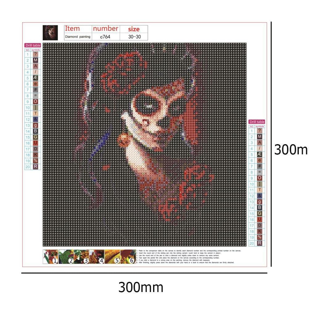 5D DIY Diamond Painting Kit - Full Round - Gothic Beauty