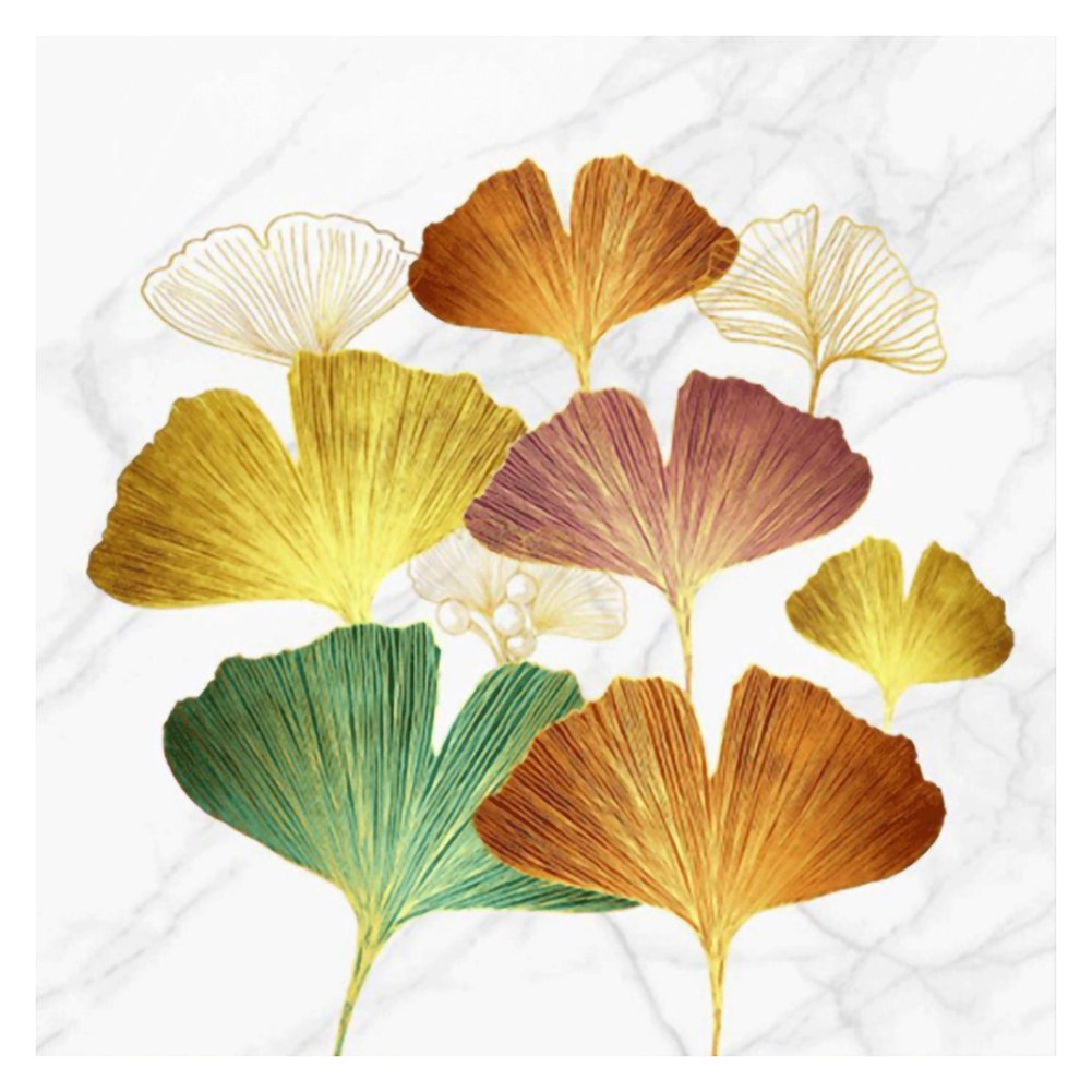 11CT Stamped Cross Stitch Ginkgo Leaf (50*50cm)