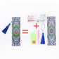 DIY Mandala Special Shaped Diamond Painting Student Leather Tassel Bookmark
