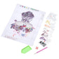 Diamond Painting - Partial Round - Butterfly Beauty Girl