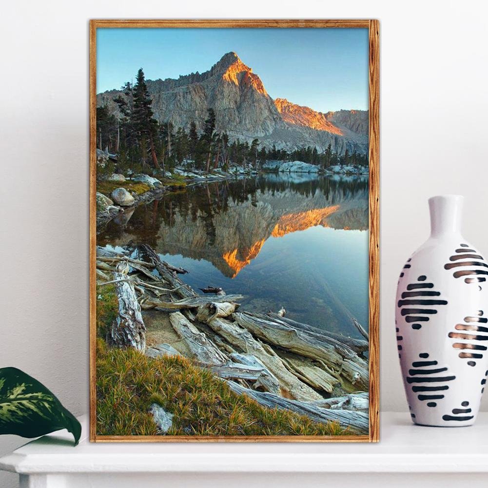 Diamond Painting - Full Round - Lake Mountain A