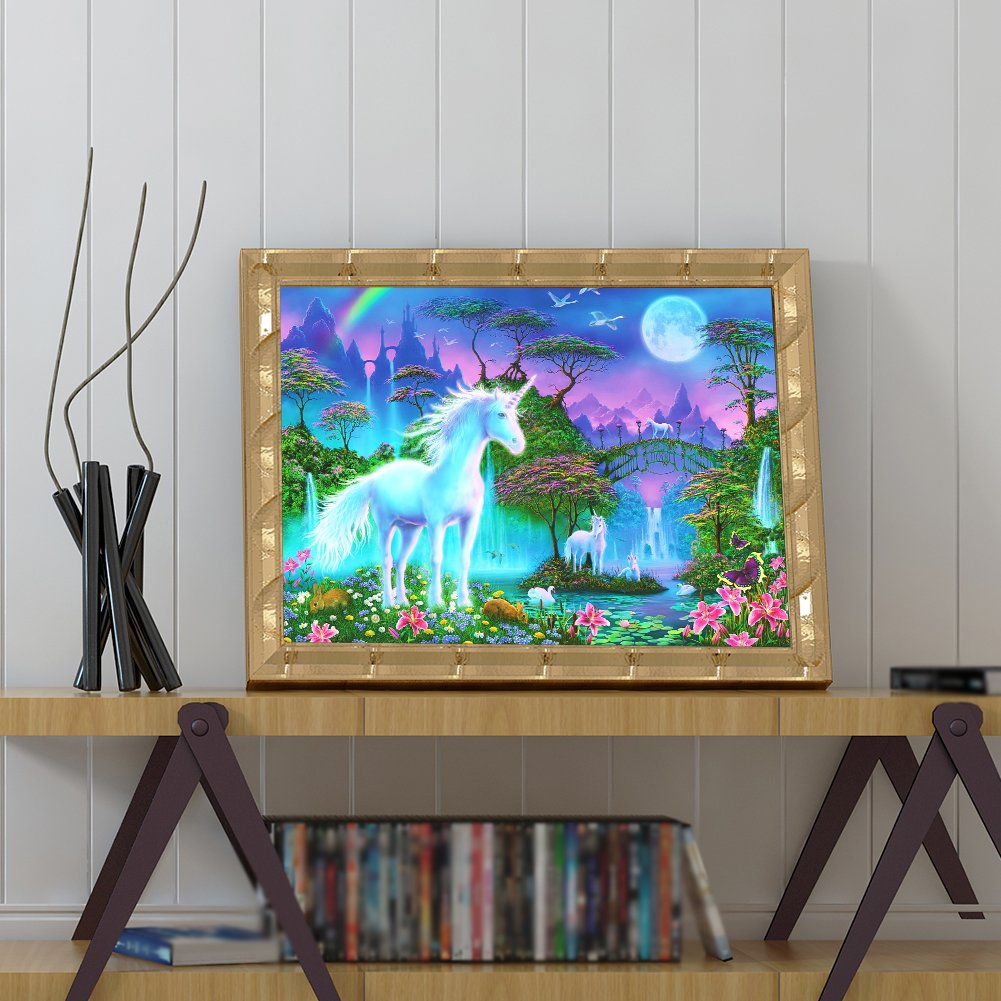 Diamond Painting - Full Round - Unicorn C