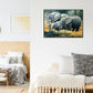 Diamond Painting - Full Round - Drinking Elephant Family