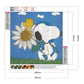 5D DIY Diamond Painting Kit - Full Round - Snoopy Carry Sunflower