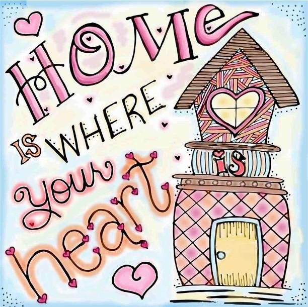 Diamond Painting - Full Round - Cartoon Home