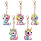5pcs Pterosaur Baby DIY Diamond Painting Keychains / Bag Pendants