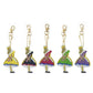 5pcs DIY Girls Diamond Painting Keychains