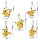 5pcs pikachu diamond painting keychain size