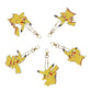 5pcs pikachu diamond painting keychain