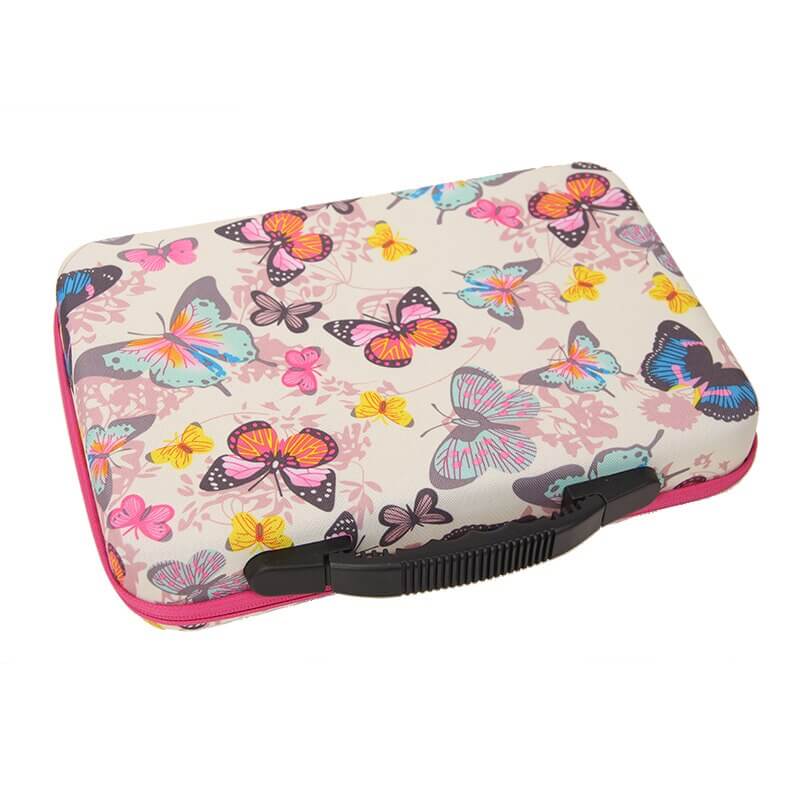 60 Bottles of Diamond Painting Beads Storage Suitcase With Butterfly Pattern