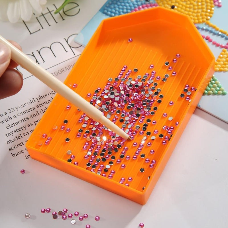 Plastic Diamond Painting Large Capacity Sorting Storage Plate
