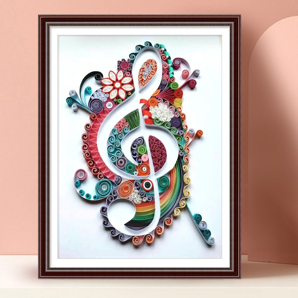 Diamond Painting - Full Round - Music Note
