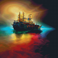 Sailing Ship Scenery Dreamlike Diamond Painting Kits