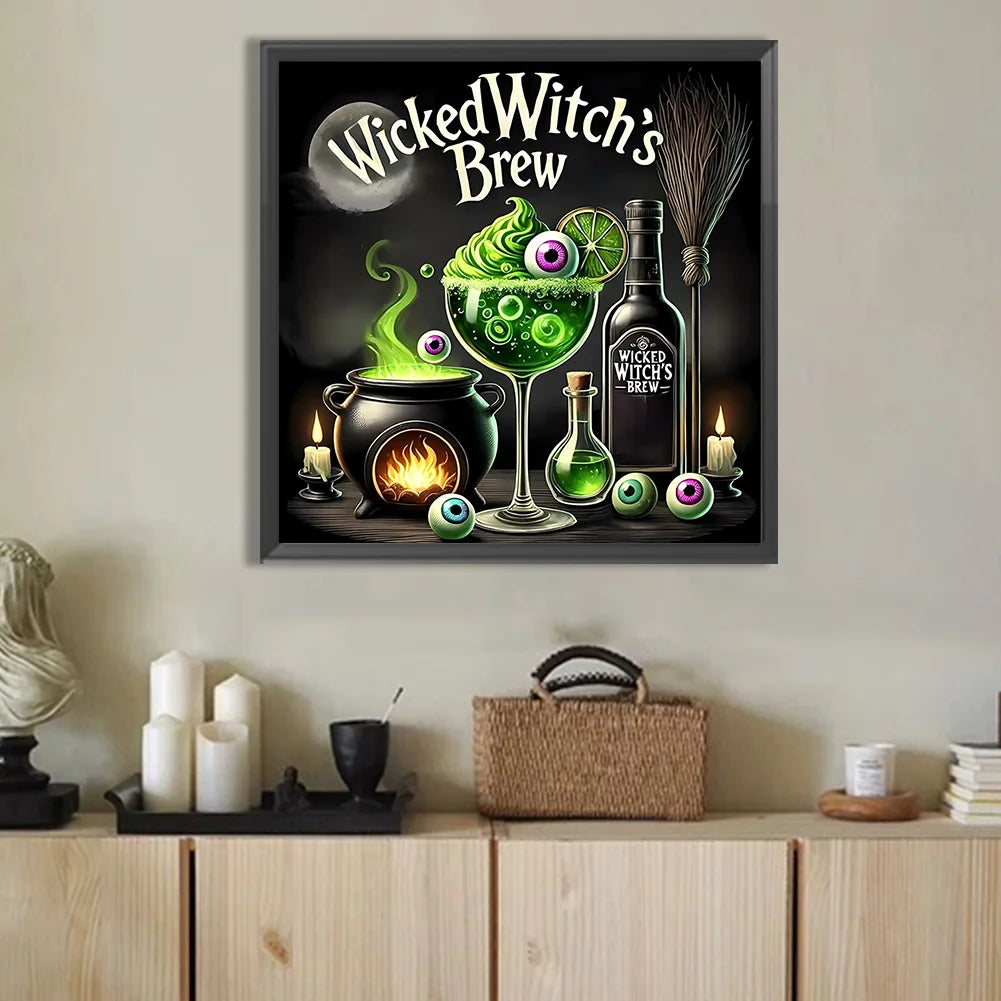 Diamond Painting - Full Round / Square - Wicked Witch's Brew