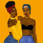 Full Round Diamond Painting Kits African Fashion Women