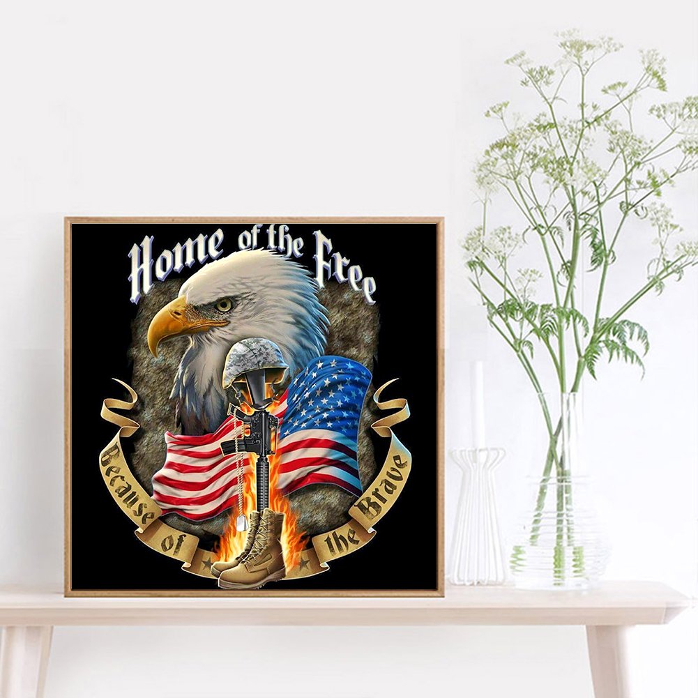 Diamond Painting - Full Round - Eagle (40*40cm) B