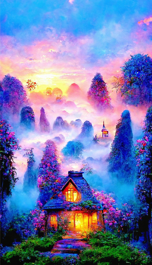 Full Round/Square Diamond Painting Kits | Scenery 40x70cm 50x80cm A