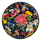 11ct Stamped Cross Stitch Flower Plat Quilting Fabric (60*60cm)
