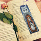 DIY Special Shape Diamond Painting Leather Bookmark Tassel Owl Embroidery