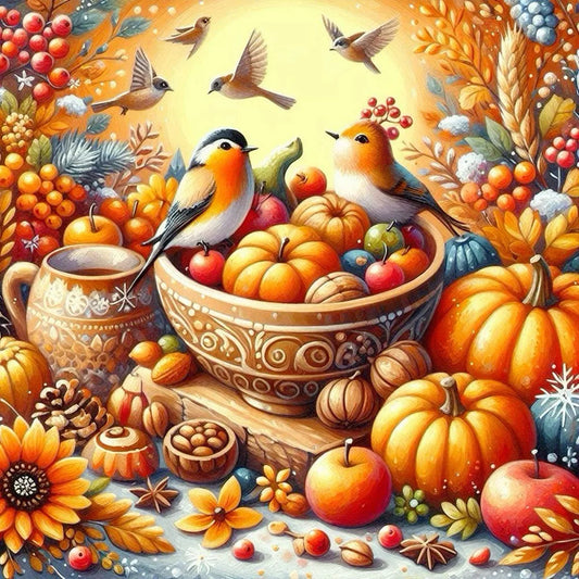 Diamond Painting - Full Round / Square - Autumn Fruit