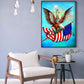 Diamond Painting - Full Round - Eagle Flag B