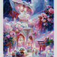 Pink House | Full Round/Square Diamond Painting Kits A | 50x70cm | 60x80cm|80X100CM