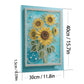 DIY Pearl Painting With Frame - Handmade Self-Adhesive Pearls - Sunflower (30*40cm)