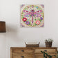 DIY Pearl Painting With Frame - Handmade Self-Adhesive Pearls - Dragonfly (25*25cm) B