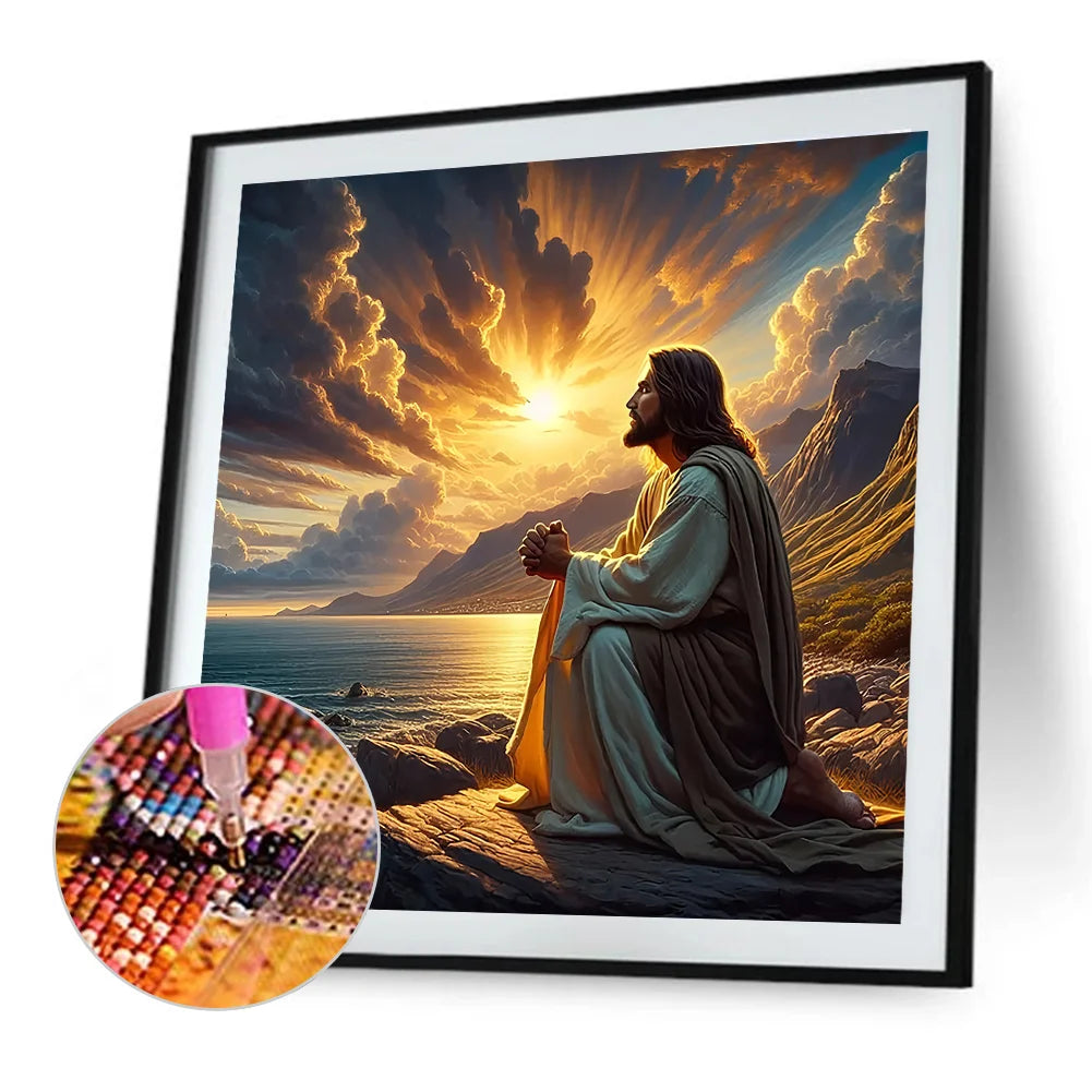 Diamond Painting - Full Round / Square - Jesus Pray