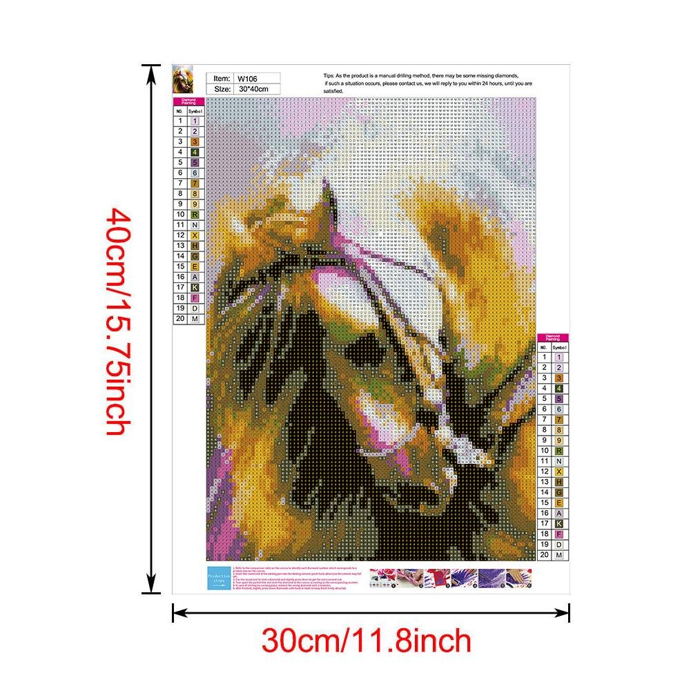 Diamond Painting - Full Round - Haughty Horse