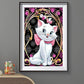5D DIY Diamond Painting Kit - Full Round - White Cat