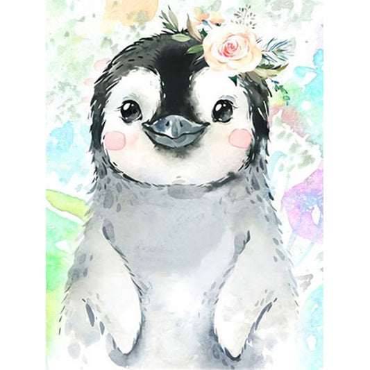 5D Diy Diamond Painting Kit Full Round Beads Penguin