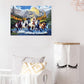 Gallant Horse Hand Painted Canvas Oil Art Picture Craft Home Wall