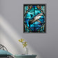 5D DIY Diamond Painting - Full Round / Square  - Shark Marine Organism E