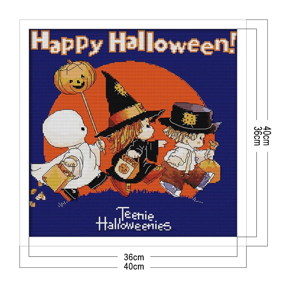 11ct Stamped Cross Stitch - Halloween (40*40cm)