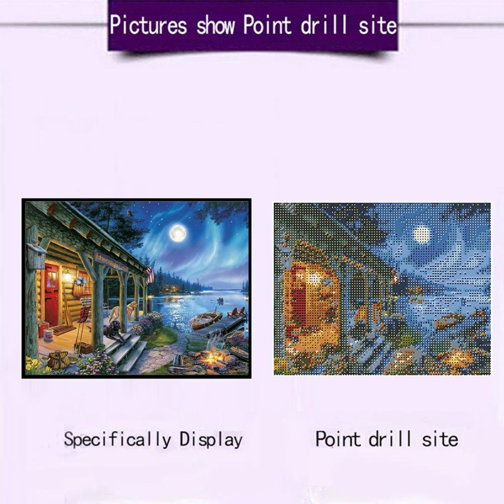 Diamond Painting - Full Round - Lake Night