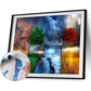DIY Oil Painting By Number Picture Acrylic Canvas Four Seasons Wall Art Decor