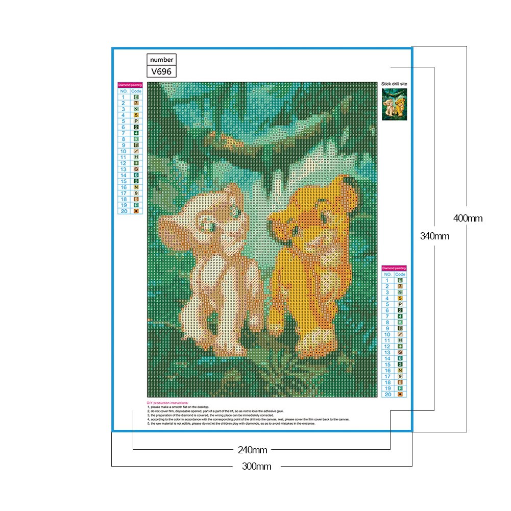 Diamond Painting - Full Round - Tiger 4