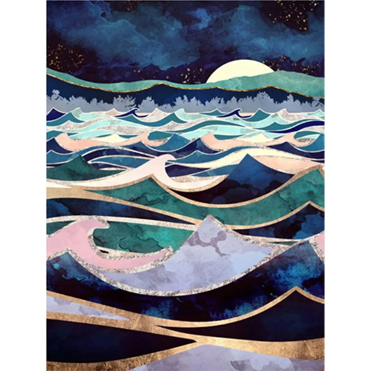 5D DIY Diamond Painting - Full Round / Square  - Abstract View B