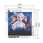 Frozen 5D DIY Diamond Painting Canvas Size
