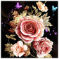 Diamond Painting - Full Round - Warm Flowers