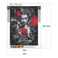 Diamond Painting - Full Round - Skull Flower Woman