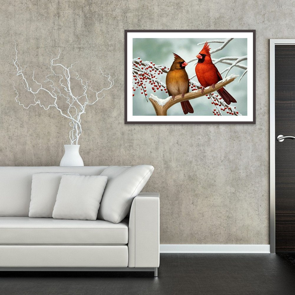 Diamond Painting - Full Round - Birds E